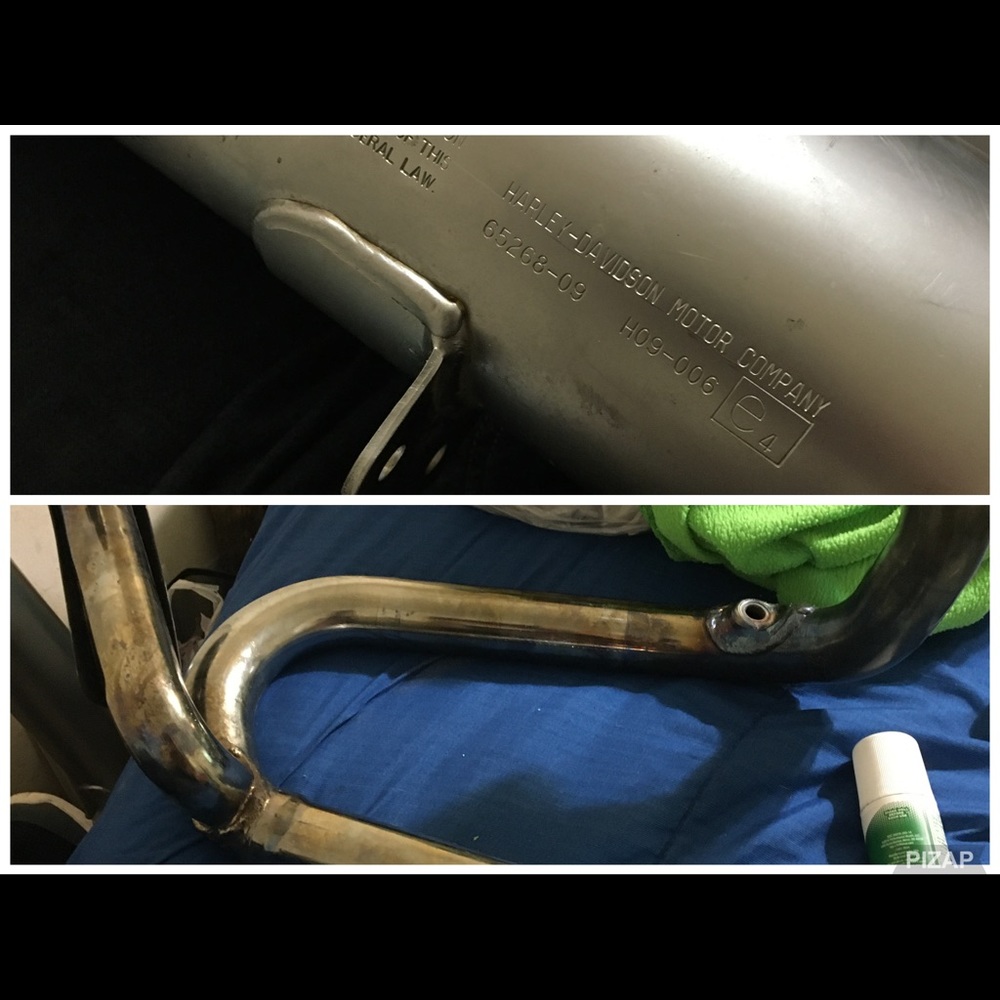 Harley Davidson OEM exhaust system